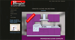 Desktop Screenshot of cucineperugini.it